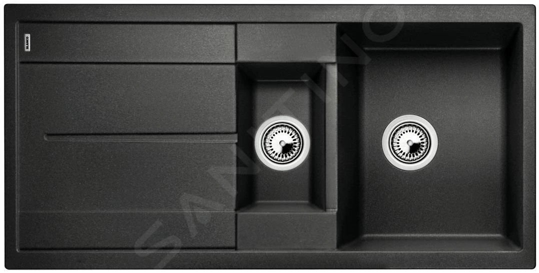 Blanco Metra 6 - Lavello In Silgranit, 1000x500 Mm, Antracite 513230 3 Blanco Metra 6 - Lavello In Silgranit, 1000x500 Mm, Antracite 513230