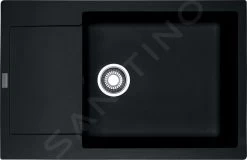 Franke Maris - Lavello In Fragranite MRG 611-78 BB, 780x500 Mm, Onice 114.0363.187