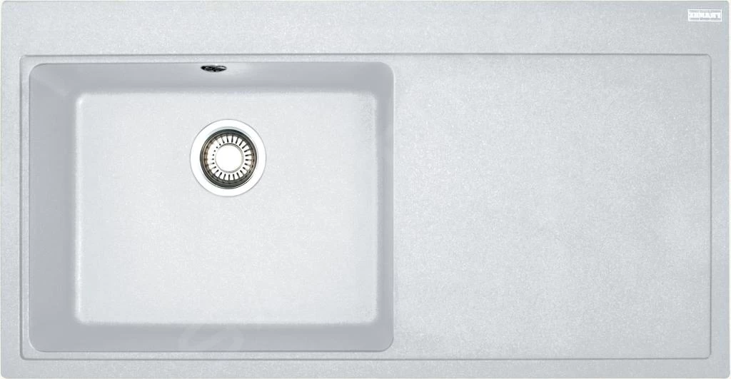 Franke Mythos - Lavello In Fragranite MTG 611/2, 1000x515 Mm, Bianco-ghiaccio 114.0150.003 3 Franke Mythos - Lavello In Fragranite MTG 611/2, 1000x515 Mm, Bianco-ghiaccio 114.0150.003