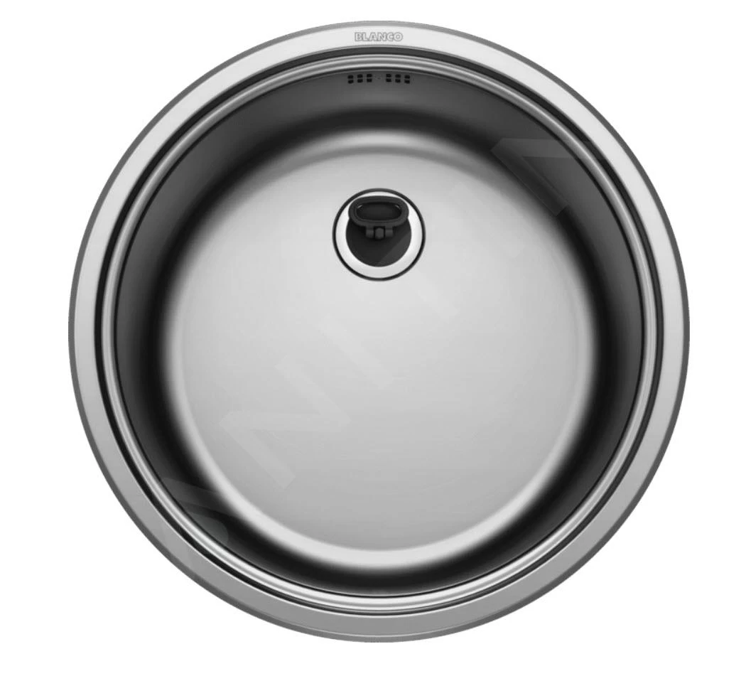 Blanco Rondosol - Lavello, Diametro 460 Mm, Acciaio Inox Spazzolato 513307 3 Blanco Rondosol - Lavello, Diametro 460 Mm, Acciaio Inox Spazzolato 513307