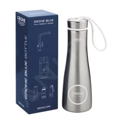 Grohe Blue Home - Borraccia Termica, 450 Ml, Acciaio Inox Spazzolato 40848SD0 -Forniture Per Attrezzature Da Cucina ba2b02fcb7cdfa0e4c9f3e50