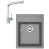 Franke Set - Set Da Cucina T50, Lavello In Tectonite SID 610-40 E Miscelatore Samoa, Grigio/cromo 114.0508.402 -Forniture Per Attrezzature Da Cucina bbf0c5f47471909255d0f1d0