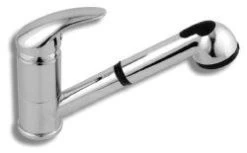 Novaservis Titania Lux - Miscelatore Da Lavello Con Doccetta Estraibile, Cromo 91081,0