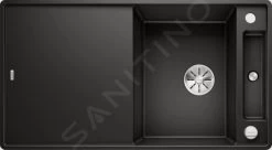 Blanco Axia III 5 - Lavello In Silgranit, 905x500 Mm, Con Comando Remoto Dello Scarico E Accessori, Nero 525847
