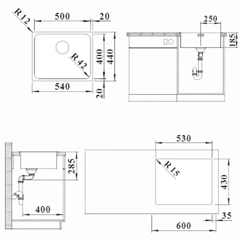 Blanco Solis 500 - Lavello, 540x440 Mm, Acciaio Inox Spazzolato 526123 4 Blanco Solis 500 - Lavello, 540x440 Mm, Acciaio Inox Spazzolato 526123 - immagine 2