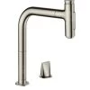 Hansgrohe M71 - Miscelatore Da Lavello A 2 Fori M7120-H200 Con Doccetta Estraibile, SBOX, Simil Inox 73818800 -Forniture Per Attrezzature Da Cucina c28f4f84df80a812a2ff5a0a