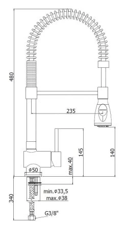 Paffoni Stick - Miscelatore Da Lavello Con Braccio Di Erogazione Flessibile, Acciaio Inox SK177ST -Forniture Per Attrezzature Da Cucina c47da72abe9433ab1d7edeb7