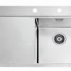 Alveus Pure - Lavello 790x525 Mm, Con Comando Dello Scarico, Dx, Acciaio Inox 1103651 -Forniture Per Attrezzature Da Cucina c61c945d948439e3e5140e6c