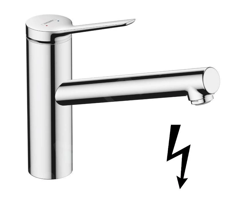 Hansgrohe Zesis M33 - Miscelatore Da Lavello 150, Per Scaldabagni Non A Pressione, Cromo 74806000