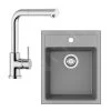 Franke Set - Set Da Cucina T51, Lavello In Tectonite SID 610-40 E Miscelatore FN 0147.031, Grigio/cromo 114.0508.414 -Forniture Per Attrezzature Da Cucina c89e3b181e44245647518721