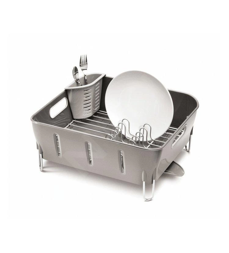 Simplehuman Accessori Per Cucina - Scolapiatti 370x326x172 Mm, Grigio KT1106 5 Simplehuman Accessori Per Cucina - Scolapiatti 370x326x172 Mm, Grigio KT1106 - immagine 3