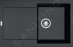 Franke Maris - Lavello In Fragranite MRG 611, 780x500 Mm, Onice 114.0284.833