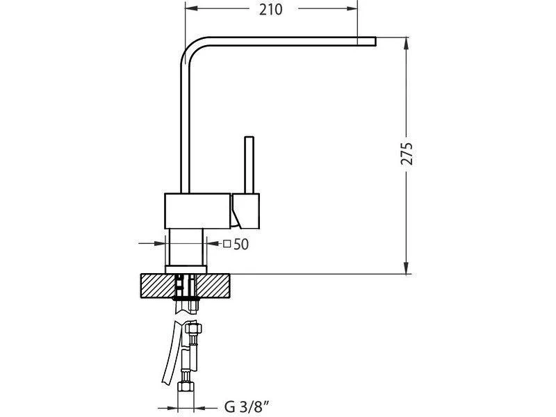 Alveus Laguna Monarch - Miscelatore Da Lavello, Gold 1134828 4 Alveus Laguna Monarch - Miscelatore Da Lavello, Gold 1134828 - immagine 2