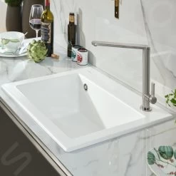 Villeroy & Boch Subway 60 - Lavello In Ceramica 60x51 Cm, CeramicPlus, Snow White 330901KG 9 Villeroy & Boch Subway 60 - Lavello In Ceramica 60x51 Cm, CeramicPlus, Snow White 330901KG -Forniture Per Attrezzature Da Cucina ca475a88f748eea2758d0b79