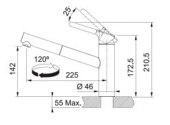 Franke Orbit - Miscelatore Da Lavello FC 3149.031, Con Bocca Di Erogazione Estraibile, Cromo 115.0623.149 -Forniture Per Attrezzature Da Cucina ca886d7992e85e7923a29c8c