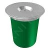 Franke KEA - Cestino Portarifiuti Incorporato E12, Verde/acciaio 134.0035.042 -Forniture Per Attrezzature Da Cucina d046923de1a357133b5a5f64