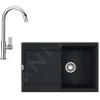 Franke Set - Set G167, Lavello In Fragranite MRG 611 E Miscelatore FP 0408.031, Nero Opaco/cromo 114.0650.570 -Forniture Per Attrezzature Da Cucina d0f0083d418b0edefad797e4