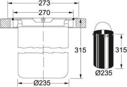 Franke KEA - Cestino Portarifiuti Incorporato F 12, Verde 134.0035.043 -Forniture Per Attrezzature Da Cucina d107f42767435bb8e19b6207