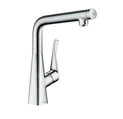Hansgrohe M71 - Miscelatore Da Lavello Metris Select, EcoSmart, Cromo 14785000