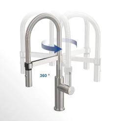 Villeroy & Boch Steel Expert 2.0 - Miscelatore Da Lavello Con Braccio Di Erogazione Flessibile E Doccetta Estraibile, Antracite 92800005 16 Villeroy & Boch Steel Expert 2.0 - Miscelatore Da Lavello Con Braccio Di Erogazione Flessibile E Doccetta Estraibile, Antracite 92800005 -Forniture Per Attrezzature Da Cucina d2f7d7afd97d9f4263690679