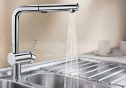 Blanco Linus S - Miscelatore Da Lavello Con Doccetta Estraibile, Cromo 518406 -Forniture Per Attrezzature Da Cucina d3616b48e137542bd9527330
