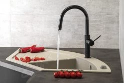 Sapho Rubinetteria - Miscelatore Da Lavello Con Doccetta Estraibile, Nero Opaco FR576B -Forniture Per Attrezzature Da Cucina d5e5c43c5b3bf8723a45cb55