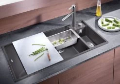 Blanco Axia III 6 - Lavello In Silgranit, 1000x510 Mm, Con Comando Remoto Dello Scarico E Accessori, Nero 525848 -Forniture Per Attrezzature Da Cucina d872acc5b178ae4b40a1d950