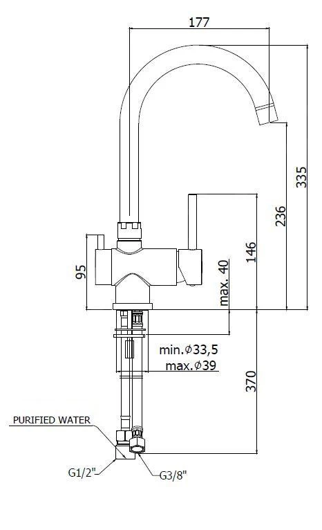 Paffoni Stick - Miscelatore Da Lavello Con Funzione Di Filtraggio, Cromo SK190CR 4 Paffoni Stick - Miscelatore Da Lavello Con Funzione Di Filtraggio, Cromo SK190CR - immagine 2