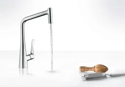 Hansgrohe Metris New - Miscelatore Monocomando Per Cucina 320 Con Doccetta Estraibile, Simil Inox 14820800 -Forniture Per Attrezzature Da Cucina d89c109ae8fcf368baf6eed0