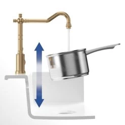 Villeroy & Boch Avia 2.0 - Miscelatore Da Lavello, Color Oro 92400003 -Forniture Per Attrezzature Da Cucina d8aea528f270337c868574f7