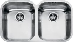 Franke Armonia - Lavello In Acciaio Inox AMX 120, 765x450 Mm, Sifone 122.0120.019