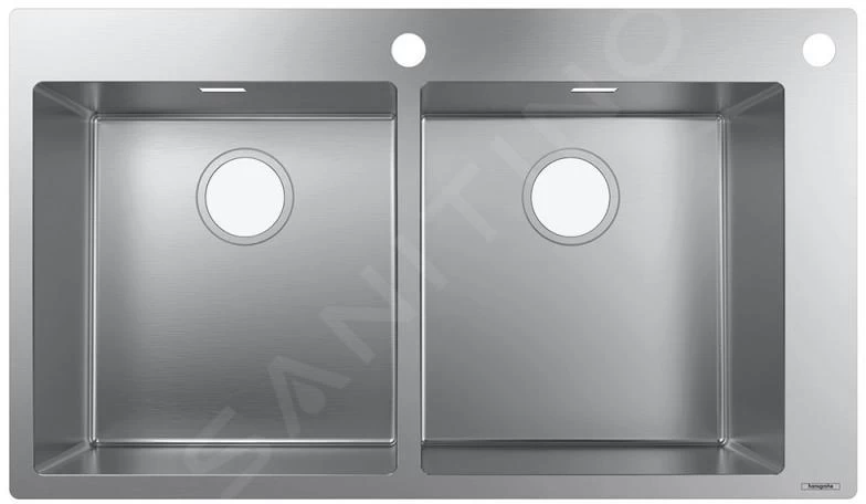 Hansgrohe Lavelli - Lavello Ad Incasso S712-F765, Acciaio Inox 43311800 3 Hansgrohe Lavelli - Lavello Ad Incasso S712-F765, Acciaio Inox 43311800