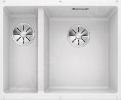 Blanco Subline 340/160 - Lavello In Silgranit, 555x460 Mm, Vasca A Dx, Bianco 523562