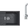 Franke Set - Set T76, Lavello In Tectonite S2D 611-100 E Miscelatore SAMOA, Nero/cromo 143.0616.929 -Forniture Per Attrezzature Da Cucina e1bcc43842e6807f43a8467e
