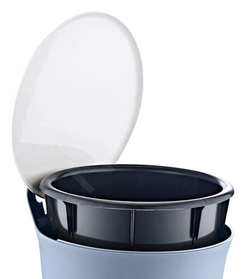 Aqualine Accessori - Pattumiera Pedal 6 L, Antracite/bianco TRN-079-04 5 Aqualine Accessori - Pattumiera Pedal 6 L, Antracite/bianco TRN-079-04 - immagine 3