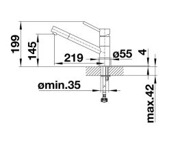Blanco Kano - Miscelatore Da Lavello, Caffé/cromo 525033 -Forniture Per Attrezzature Da Cucina e2e345594b48682d71f3557e