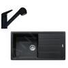 Franke Set - Set G138, Lavello In Fragranite BFG 611 E Miscelatore FC 9547.901, Nero Spazzolato 114.0675.664 -Forniture Per Attrezzature Da Cucina e40a3132e5edb9c67c5f433a