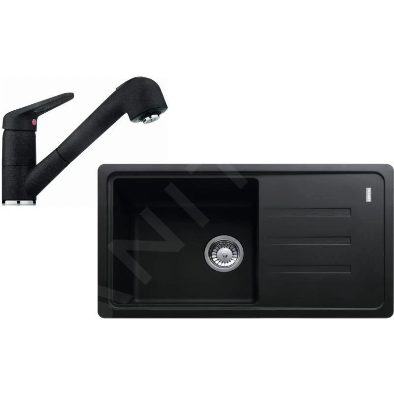 Franke Set - Set Da Cucina G122, Lavello In Fragranite BSG 611-78/39, Onice + Miscelatore FC 9547.071, Cromo/onice 114.0441.181 3 Franke Set - Set Da Cucina G122, Lavello In Fragranite BSG 611-78/39, Onice + Miscelatore FC 9547.071, Cromo/onice 114.0441.181