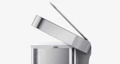 Simplehuman Pattumiere - Pattumiera Con Portasacchetti, 45 L, Acciaio Inox Spazzolato CW2024 -Forniture Per Attrezzature Da Cucina e4ab0eec62795de061dd47c6