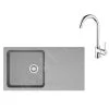 Franke Set - Set T98, Lavello In Tectonite OID 611 E Miscelatore FP 9000.031, Grigio/cromo 143.0675.702 -Forniture Per Attrezzature Da Cucina e55666c41d872655a3fd84ae