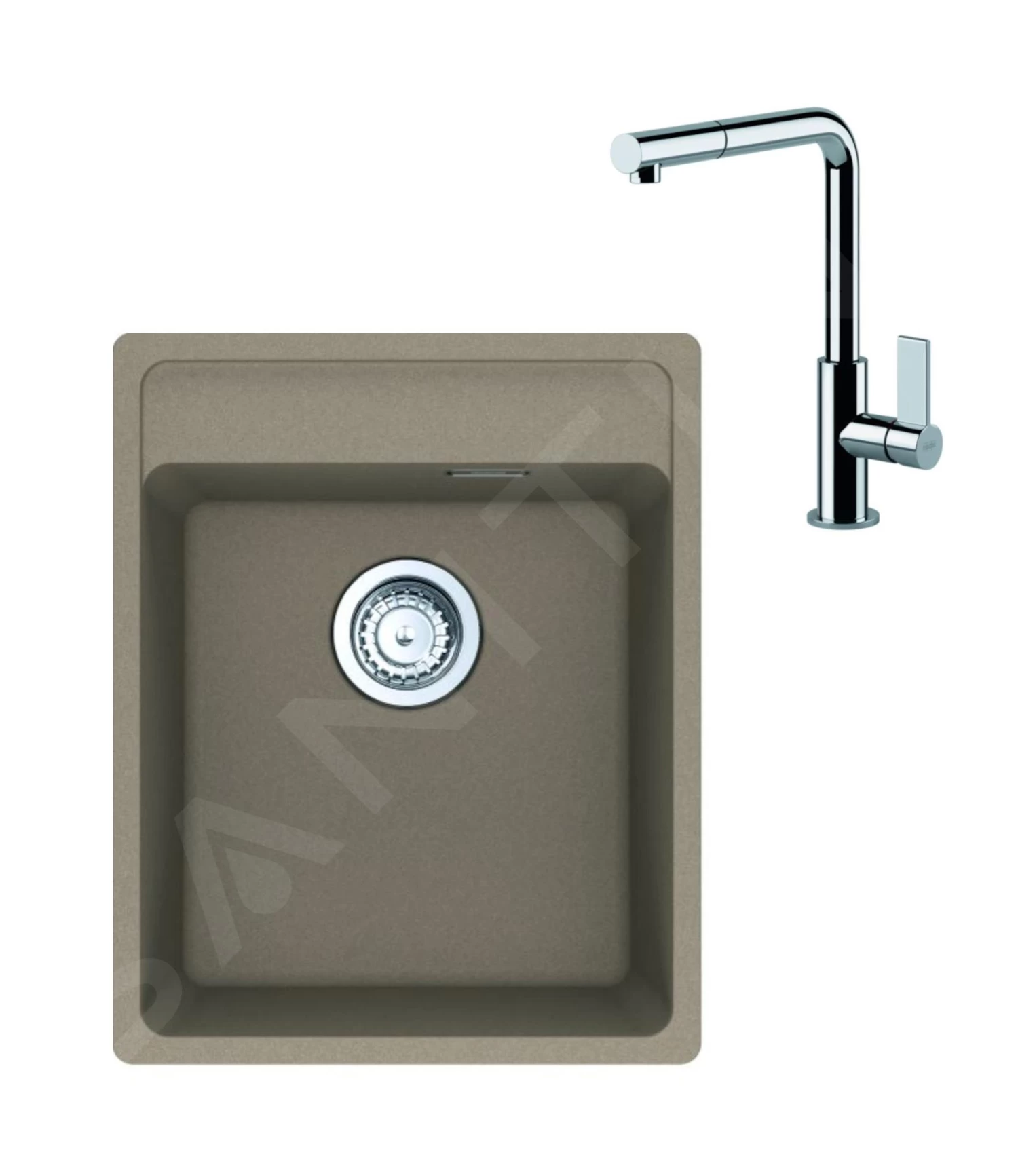 Franke Set - Set G243, Lavello In Fragranite MRG 610-37 RTL E Miscelatore FN 7394.031, Cashmere/cromo 114.0675.655 3 Franke Set - Set G243, Lavello In Fragranite MRG 610-37 RTL E Miscelatore FN 7394.031, Cashmere/cromo 114.0675.655