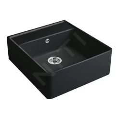 Villeroy & Boch Lavelli - Lavello In Ceramica 63x60 Cm, CeramicPlus, Ebony 632061S5