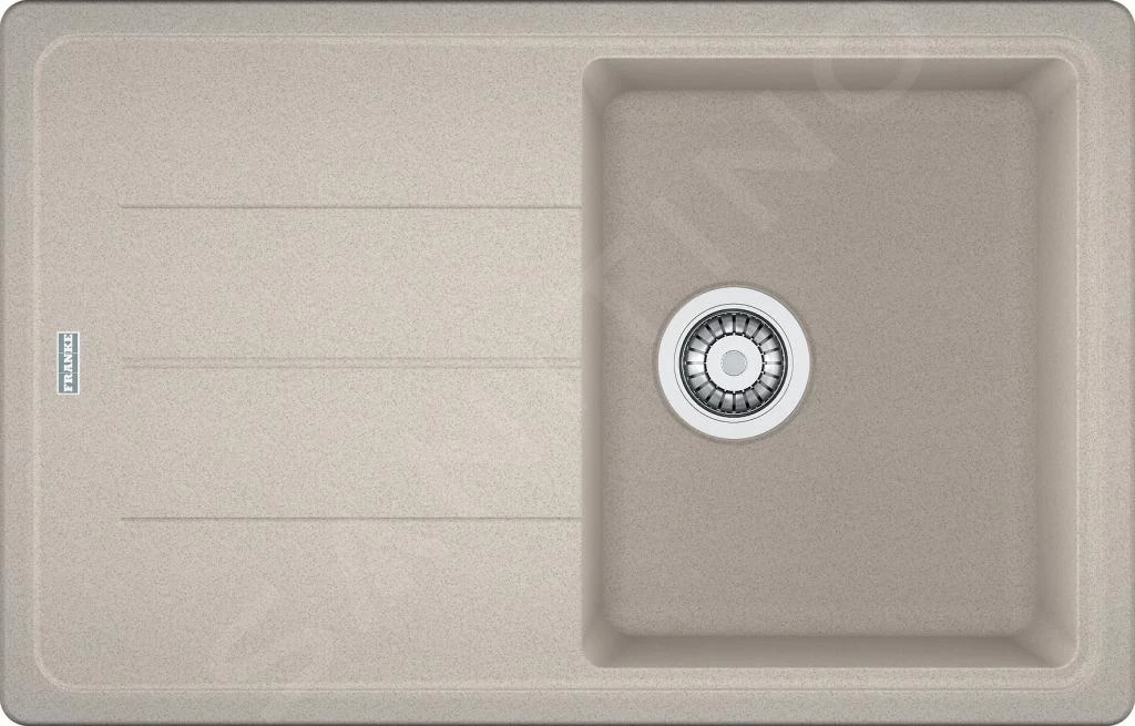 Franke Basis - Lavello In Fragranite BFG 611-78, 780x500 Mm, Sahara 114.0285.184 3 Franke Basis - Lavello In Fragranite BFG 611-78, 780x500 Mm, Sahara 114.0285.184