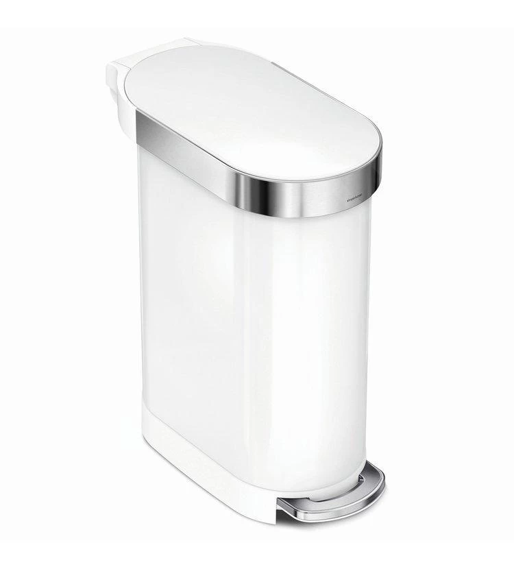 Simplehuman Pattumiere - Pattumiera Slim 45 L, Bianco CW2069 3 Simplehuman Pattumiere - Pattumiera Slim 45 L, Bianco CW2069