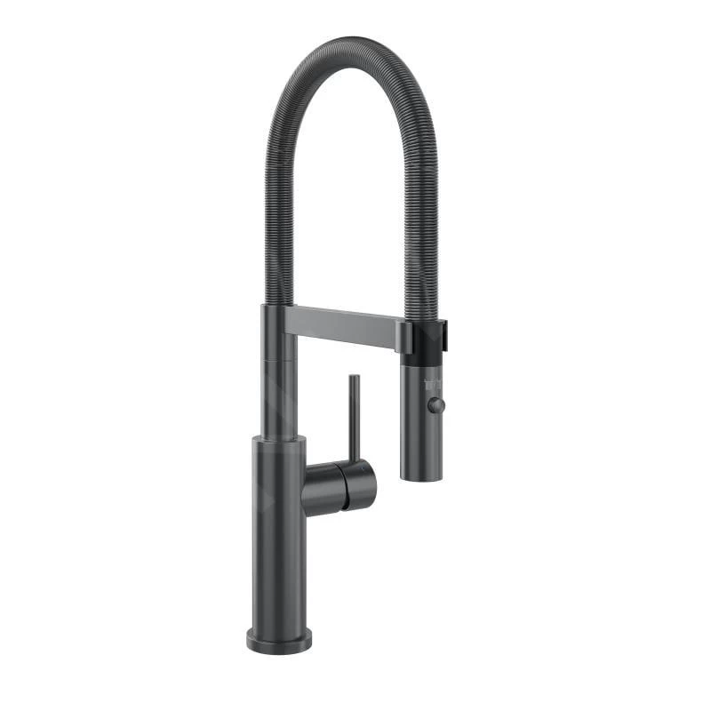 Villeroy & Boch Steel Expert 2.0 - Miscelatore Da Lavello Con Braccio Di Erogazione Flessibile E Doccetta Estraibile, Antracite 92800005 3 Villeroy & Boch Steel Expert 2.0 - Miscelatore Da Lavello Con Braccio Di Erogazione Flessibile E Doccetta Estraibile, Antracite 92800005