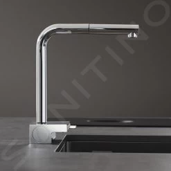 Hansgrohe M81 - Miscelatore Da Lavello Aquno Select Con Bocca Di Erogazione Estraibile E Getto Doccia Piatto, SBox, Cromo 73830000 -Forniture Per Attrezzature Da Cucina eaa90724a051c7db76742e2c