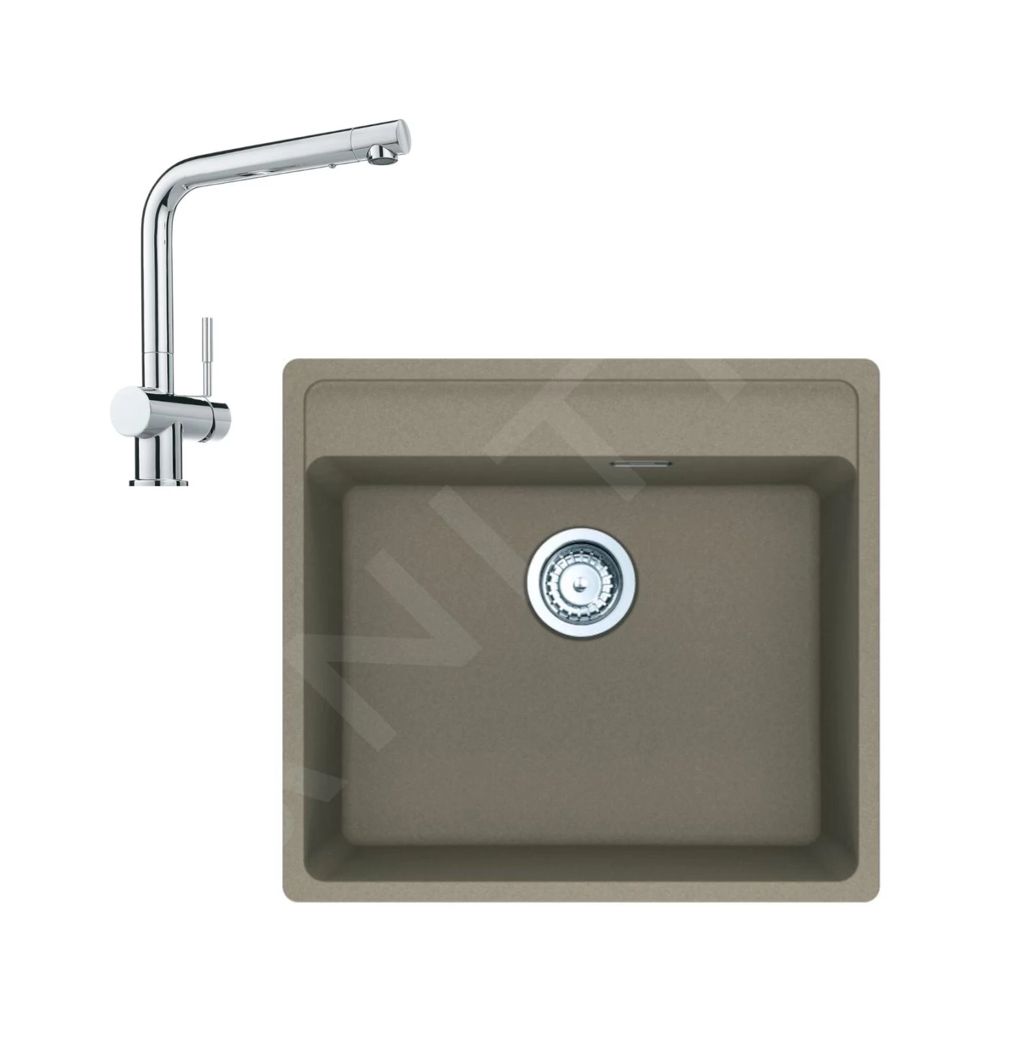 Franke Set - Set G246, Lavello In Fragranite MRG 610-52 RTL E Miscelatore Samoa, Cashmere/cromo 114.0675.596 3 Franke Set - Set G246, Lavello In Fragranite MRG 610-52 RTL E Miscelatore Samoa, Cashmere/cromo 114.0675.596