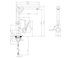 Villeroy & Boch Modern Steel - Miscelatore Da Lavello, Antracite 96680105 -Forniture Per Attrezzature Da Cucina ec27bf4950945f72a1a8fdbf