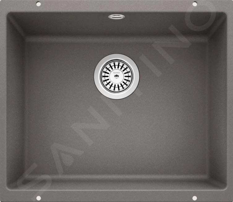 Blanco Rotan 500 - Lavello In Silgranit, 530x460 Mm, Color Alluminio 524248 3 Blanco Rotan 500 - Lavello In Silgranit, 530x460 Mm, Color Alluminio 524248