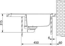 Franke Maris - Lavello In Fragranite MRG 611-62, 620x500 Mm, Onice 114.0284.759 -Forniture Per Attrezzature Da Cucina ed284c16b3e6aaa0bd041e65